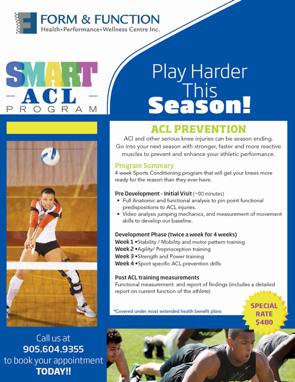 ACL Hardening - Form & Function Clinic, Markham